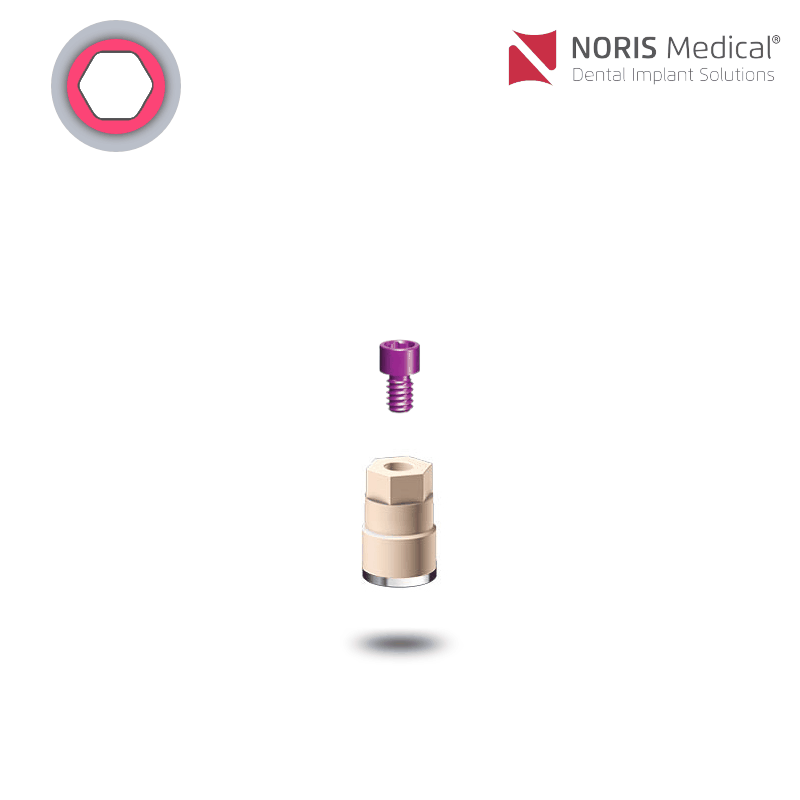 Noris Medical Multi-Unit Scankörper | Höhe: 7,0 mm | mit Halteschraube