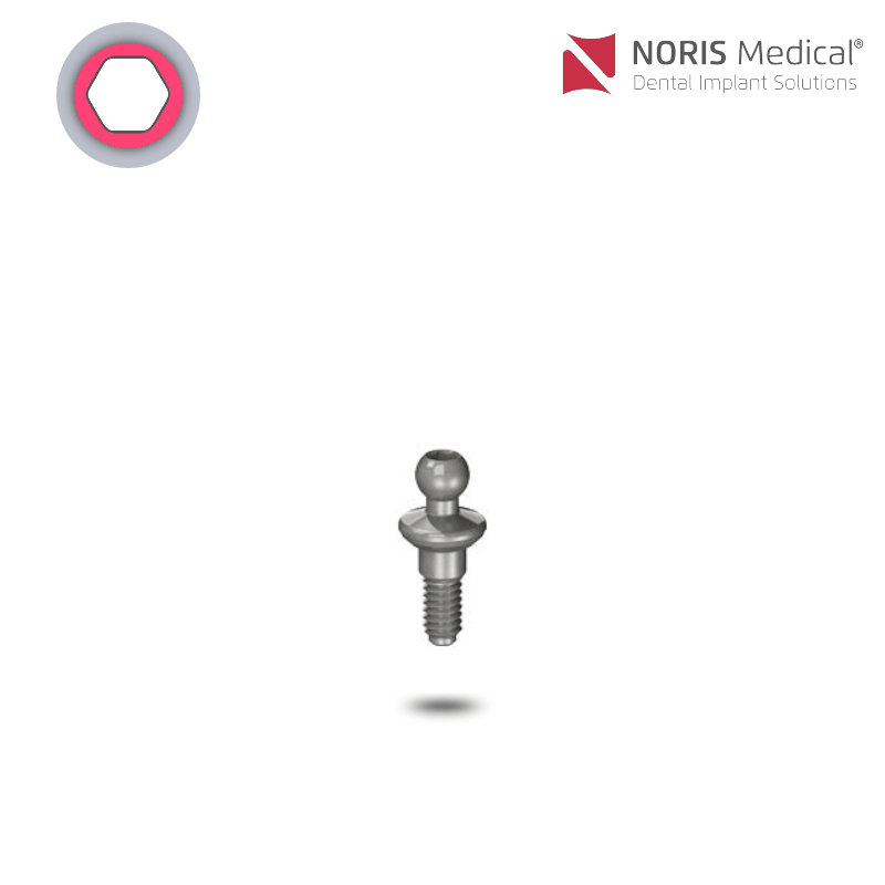 Noris Medical Kugelkopf Abutment | GH: 0,5 mm
