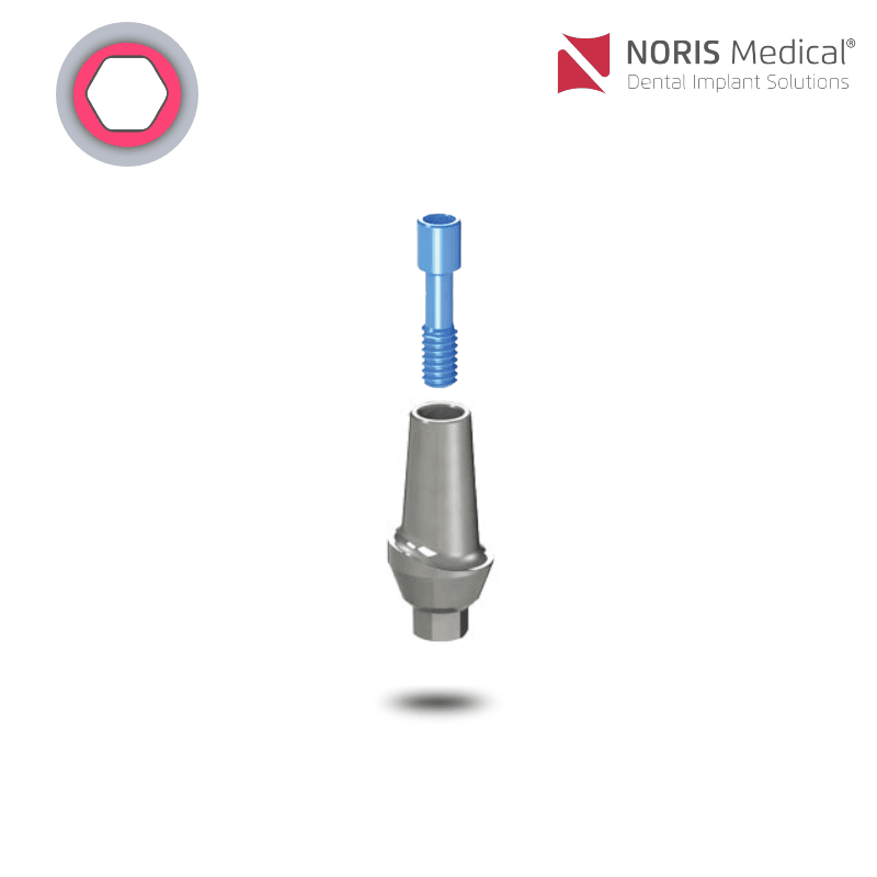 Noris Medical Anatomisches Abutment | 0° | GH: 2,0 mm Noris Medical Anatomisches Abutment | 0° | GH: 2,0 mm