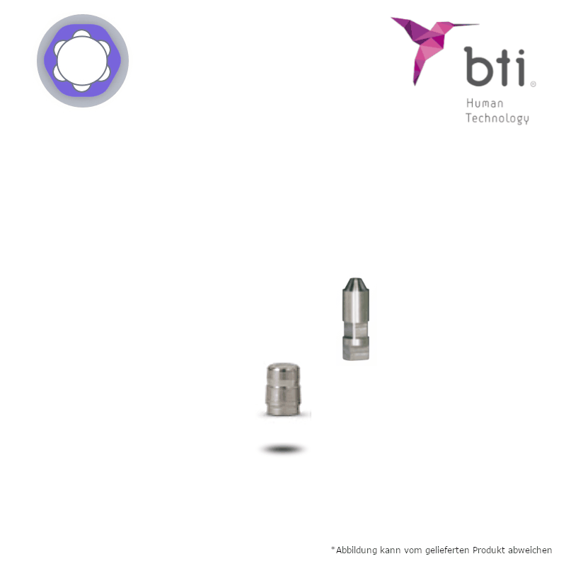 BTI Abform-/Registrierpfosten für erw. MULTI-IM (Ø 3,0 mm - 3.0) | Registrierpfosten | Höhe: 9,0 mm | mit Analog