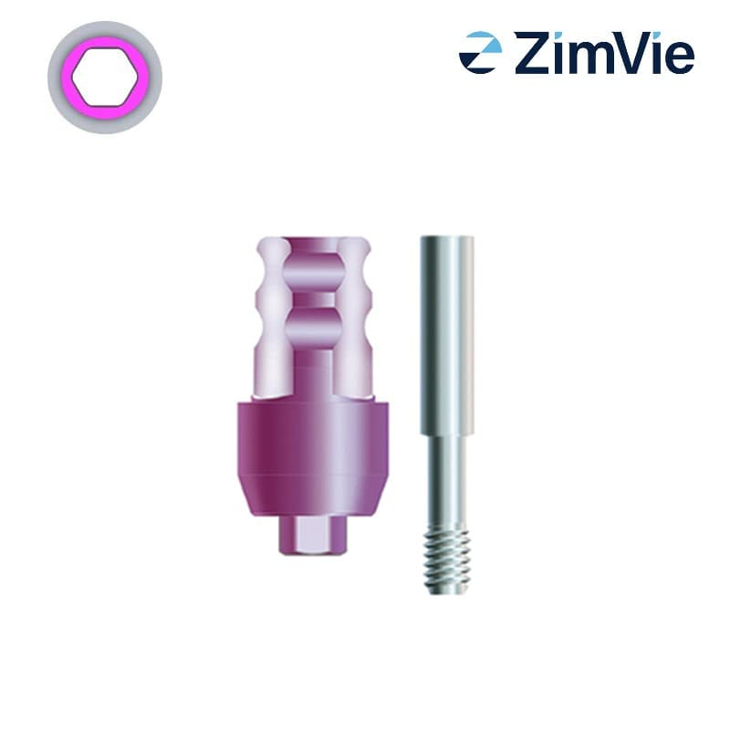 Zimmer Abformpfosten (Int Hex, 4,5 mm) | Geschlossene Abformung | Ø 5,5 mm | mit Analog