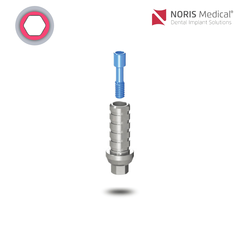 Noris Medical Temporärer Zylinder | mit Rotationsschutz | Ø 4,4 mm