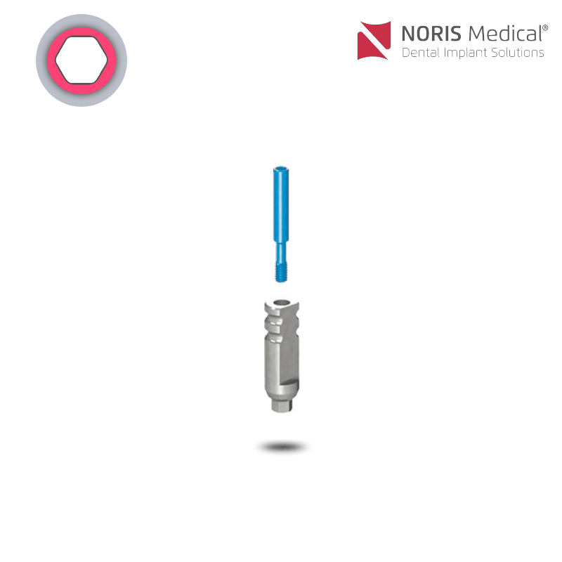 Noris Medical Abformpfosten | Geschlossene Abformung | Ø 4,5 mm | Höhe: 12,0 mm | Ohne Zubehör