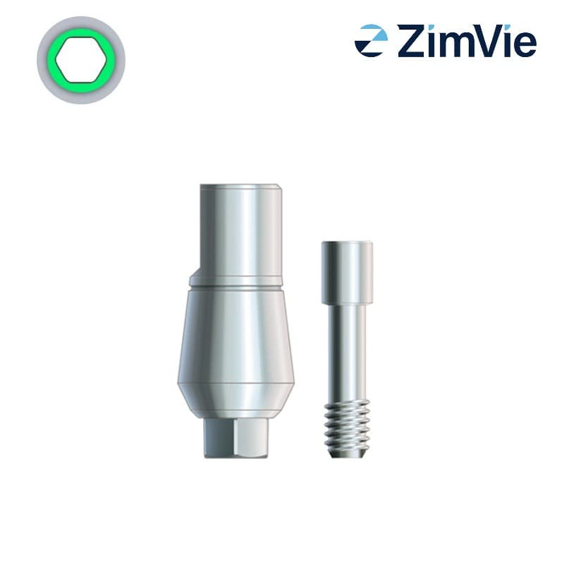 Zimmer Hex-Lock Abutment (Int Hex, 3,5 mm) | Standard | 0° | Ø 4,5 mm Zimmer Hex-Lock Abutment (Int Hex, 3,5 mm) | Standard | 0° | Ø 4,5 mm