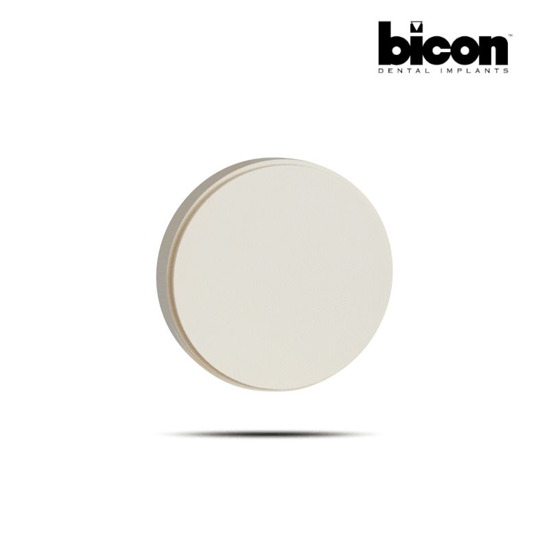 Bicon Trinia Blank | Form: Disc | Größe: 98 x 25 mm | Farbe: Elfenbein