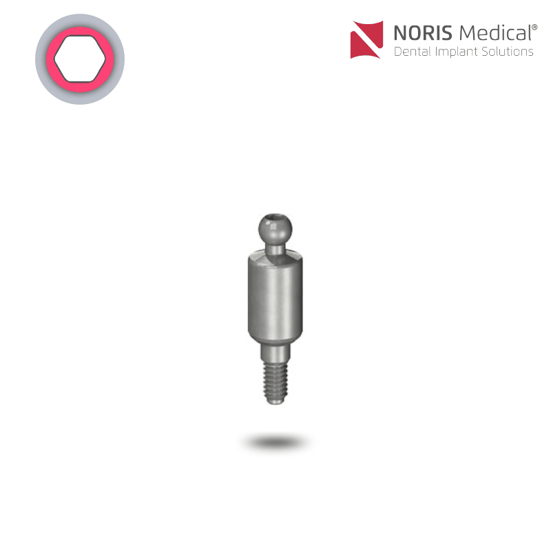 Noris Medical Kugelkopf Abutment | GH: 6,0 mm