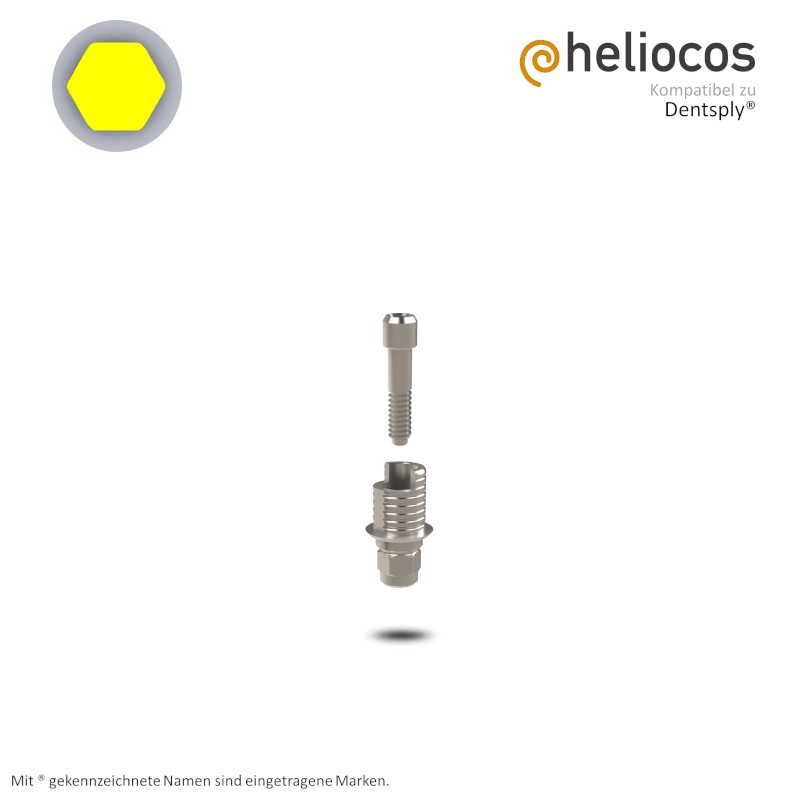 Dentsply® Titanbasis Xive® S Ø 3,8 mm | Höhe: 4,0 mm | mit Rotationsschutz Dentsply® Titanbasis Xive® S Ø 3,8 mm | Höhe: 4,0 mm | mit Rotationsschutz