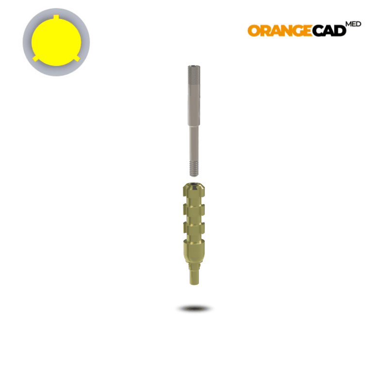 Camlog® Abformpfosten Screw-Line/Root-Line2® Ø 3,8 mm | Offene Abformung | Höhe: 17,0 mm | ohne Analog
