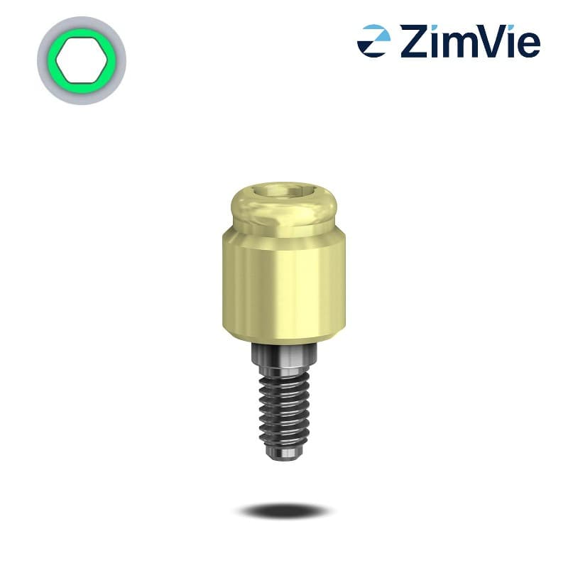 Zimmer Locator Abutment (Int Hex, 3,5 mm) | GH: 1,0 mm
