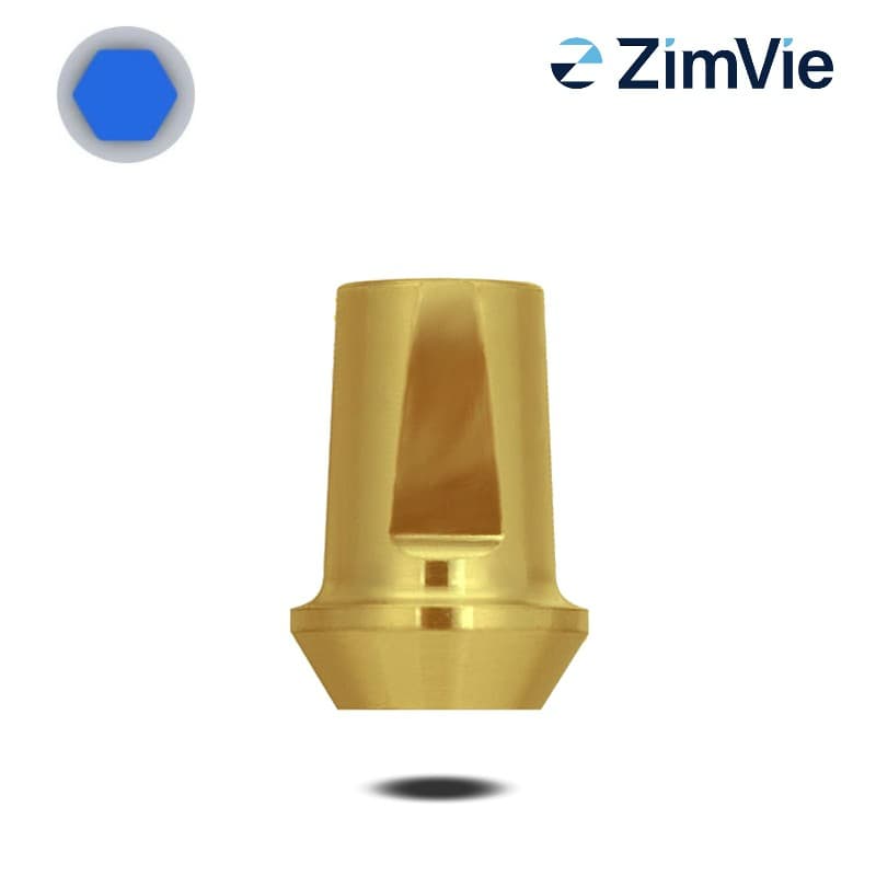 Biomet 3i Abutment (GingiHue-Pfosten) (Ext Hex, 4,1 mm) | 0° | Ø 6,0 mm | GH: 2,0 mm