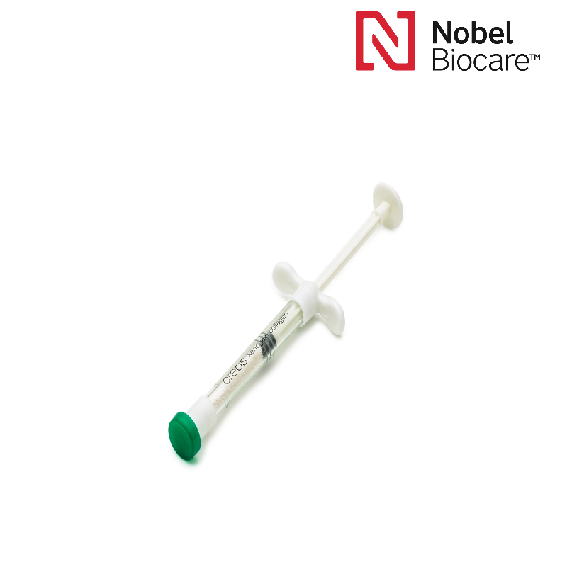 Nobel Biocare creos™ xenogain collagen Spritze | Größe: 5,6 x 45 mm | Inhalt: 500 mg Nobel Biocare creos™ xenogain collagen Spritze | Größe: 5,6 x 45 mm | Inhalt: 500 mg