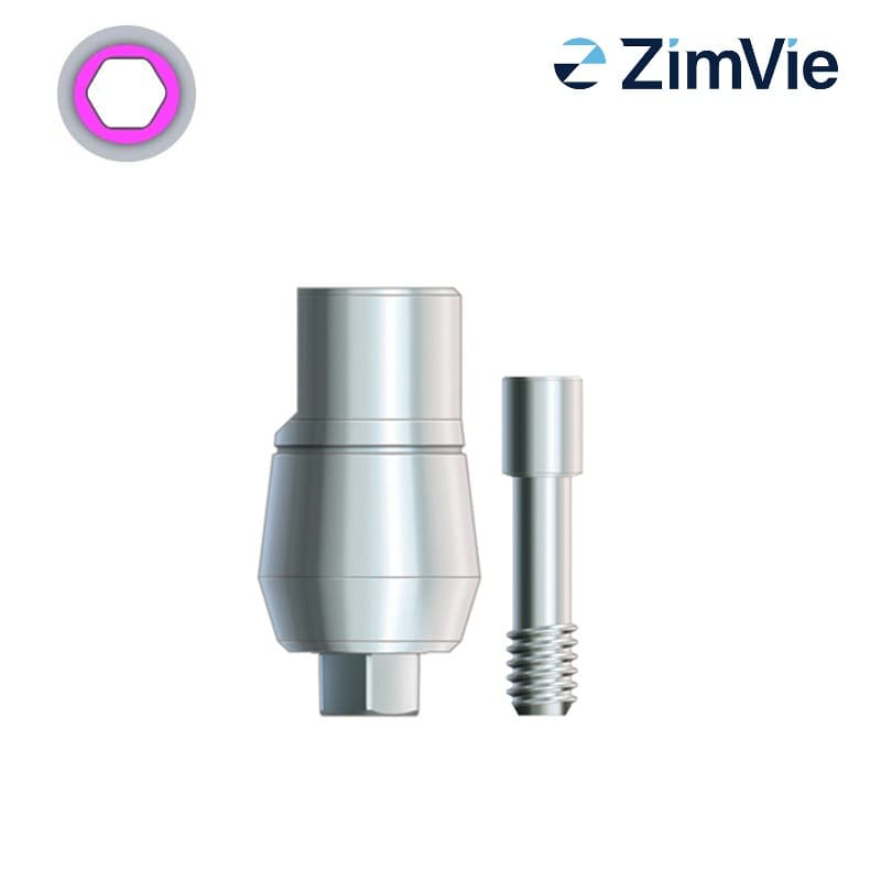 Zimmer Hex-Lock Abutment (Int Hex, 4,5 mm) | Standard | 0° | Ø 6,5 mm
