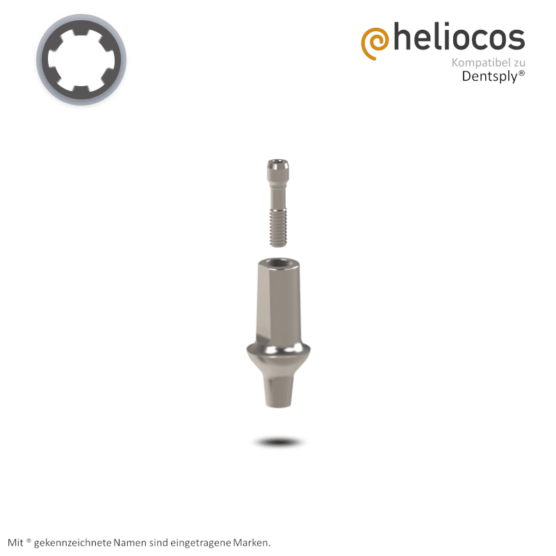 Dentsply® Abutment Ankylos® | 0° | GH: 3,0 mm | ohne Rotationsschutz