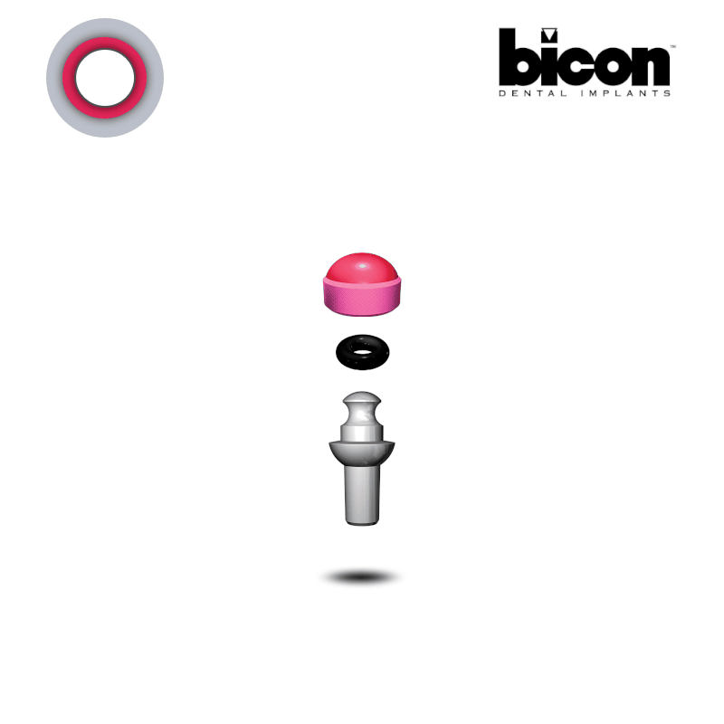 Bicon Kugelkopf Abutment 2,0 mm Schaft | 0° | Höhe: 2,0 mm