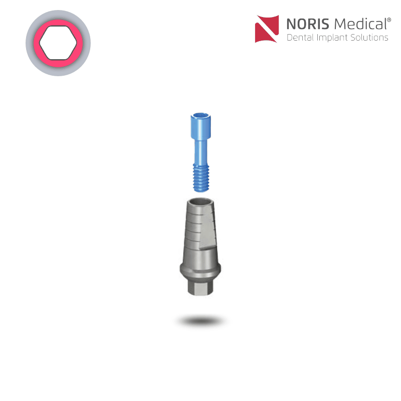 Noris Medical Abutment mit Schulter | Ø 4,5 mm | GH: 1,0 mm Noris Medical Abutment mit Schulter | Ø 4,5 mm | GH: 1,0 mm