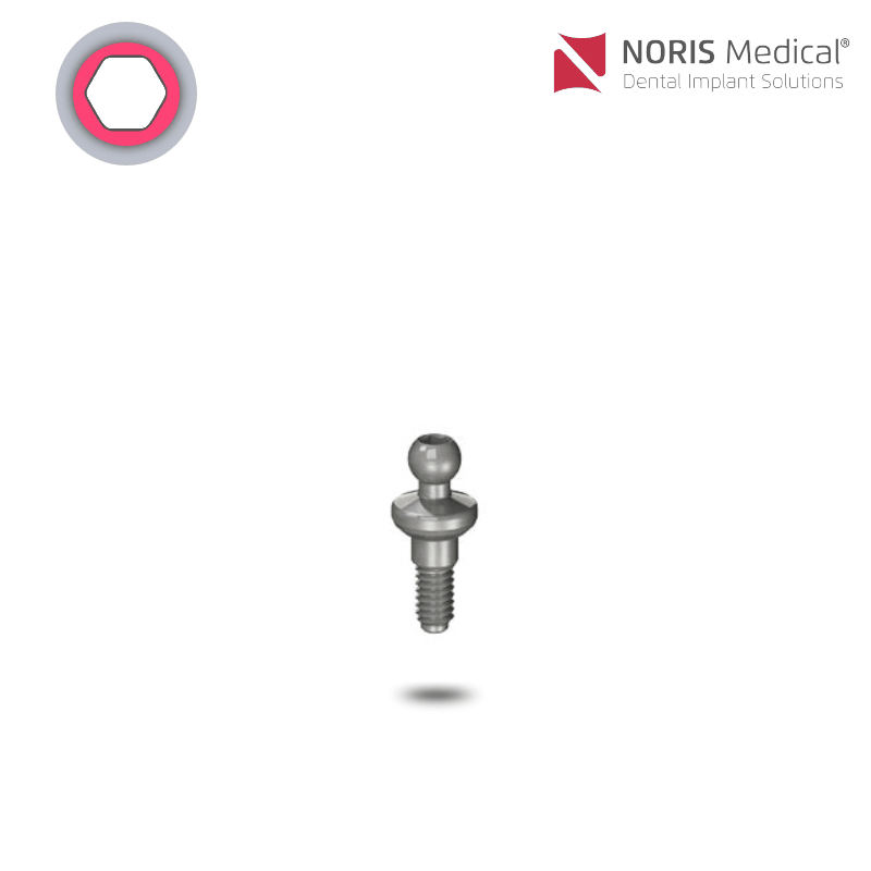 Noris Medical Kugelkopf Abutment | GH: 1,0 mm