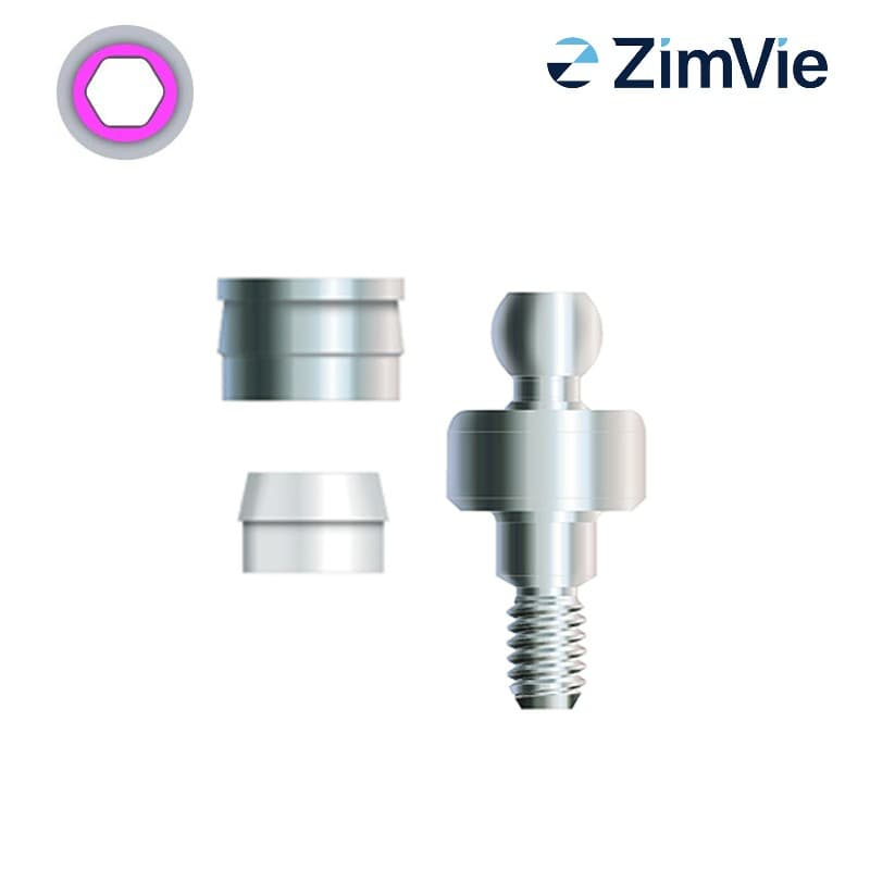 Zimmer Kugelkopf-Abutment (Int Hex, 4,5 mm) | GH: 4,0 mm Zimmer Kugelkopf-Abutment (Int Hex, 4,5 mm) | GH: 4,0 mm