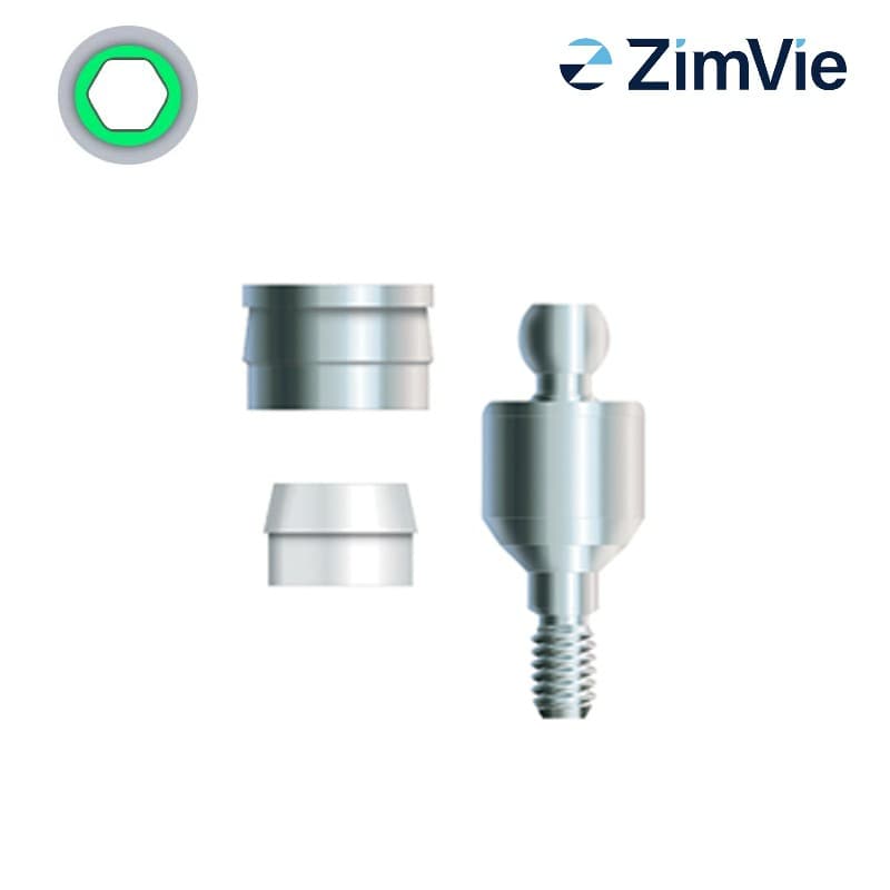Zimmer Kugelkopf-Abutment (Int Hex, 3,5 mm) | GH: 2,0 mm Zimmer Kugelkopf-Abutment (Int Hex, 3,5 mm) | GH: 2,0 mm