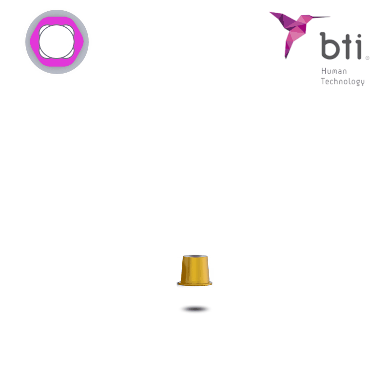 BTI Ästhetik Abutment für erweiterte MULTI-IM Ø 5,50 mm (Ø 3,5 mm - schmal/CORE) BTI Ästhetik Abutment für erweiterte MULTI-IM Ø 5,50 mm (Ø 3,5 mm - schmal/CORE)