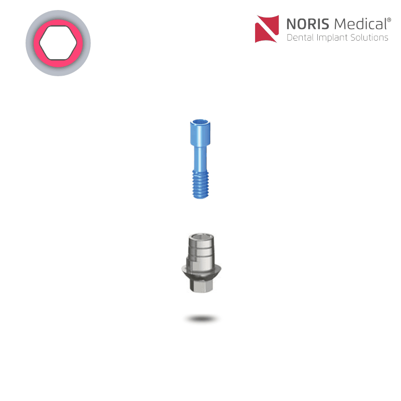 Noris Medical Titanbasis | mit Rotationsschutz | GH: 0,7 mm