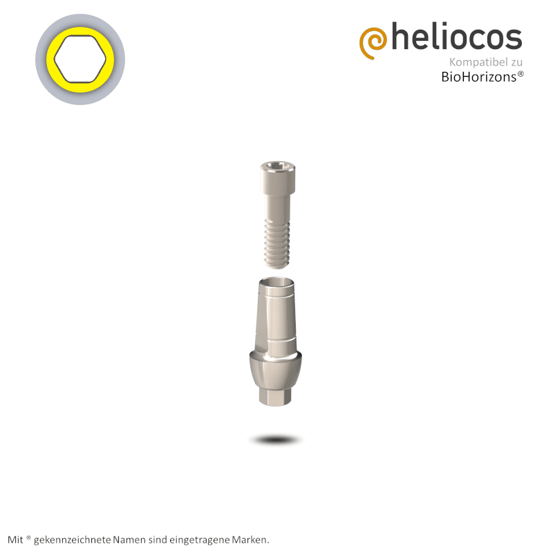 Zimmer® Abutment Tapered Screw Vent® Ø 3,5 mm | 0° | GH: 2,5 mm Zimmer® Abutment Tapered Screw Vent® Ø 3,5 mm | 0° | GH: 2,5 mm