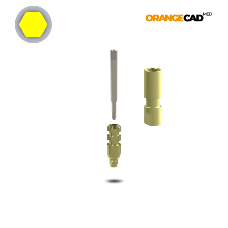 Dentsply® Abformpfosten Xive® S Ø 3,8 mm | Offene Abformung | Höhe: 11,0 mm | mit Analog Dentsply® Abformpfosten Xive® S Ø 3,8 mm | Offene Abformung | Höhe: 11,0 mm | mit Analog