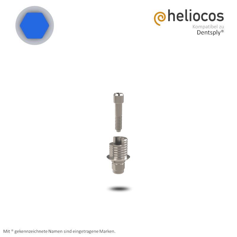Dentsply® Titanbasis Xive® S Ø 4,5 mm | Höhe: 4,0 mm | mit Rotationsschutz Dentsply® Titanbasis Xive® S Ø 4,5 mm | Höhe: 4,0 mm | mit Rotationsschutz