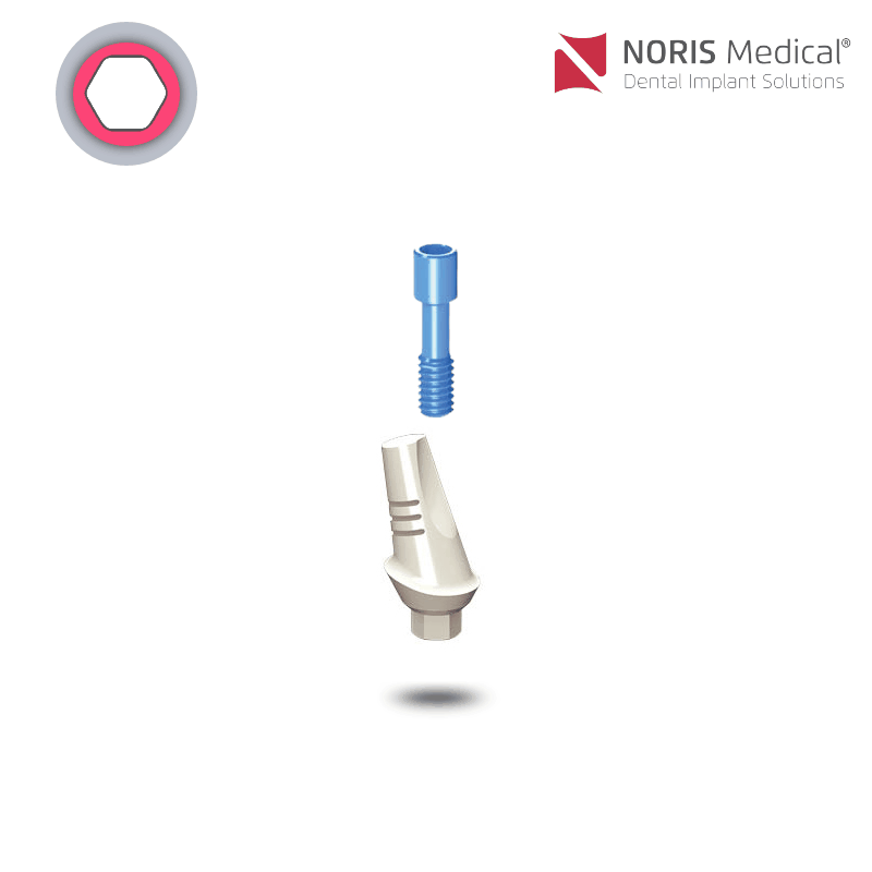 Noris Medical Temporäres Abutment | 15° | GH: 1,0 mm