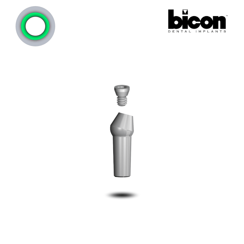 Bicon Steg Abutments 3,0 mm Schacht | 15° | Höhe: 5,0 mm | mit Stegbefestigungsschraube