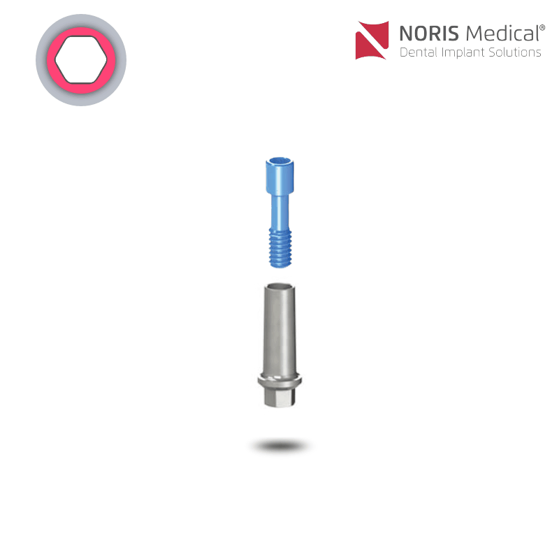 Noris Medical Abutment mit Schulter | Ø 3,75 mm | GH: 0,5 mm