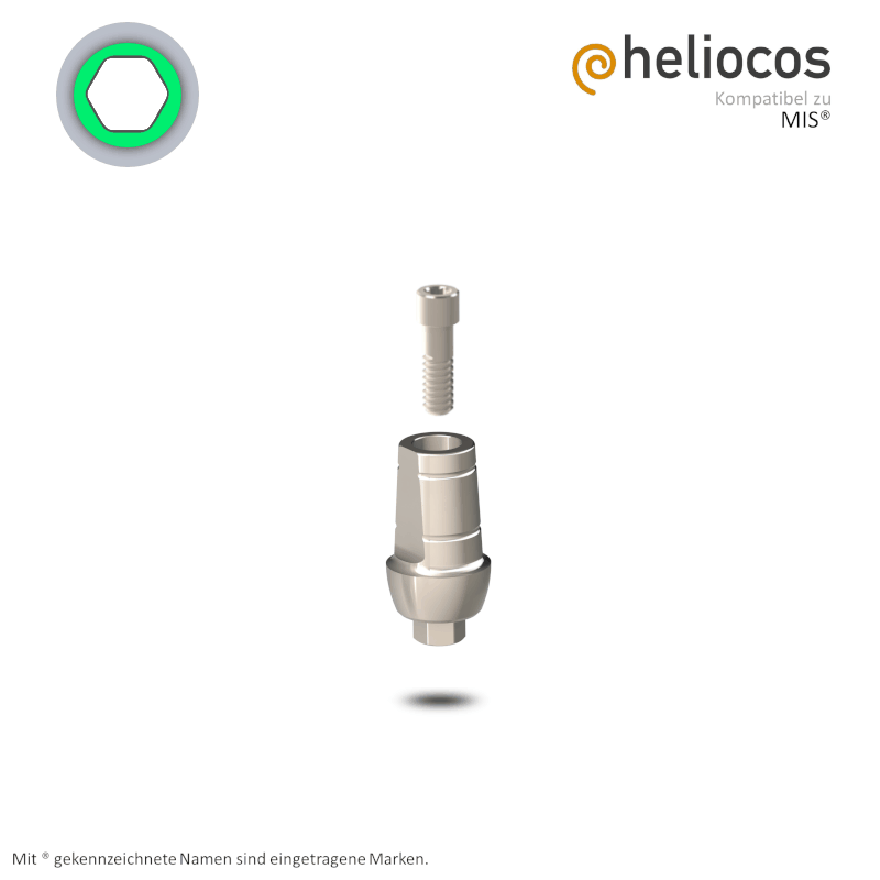 Zimmer® Abutment Tapered Screw Vent® Ø 4,5 mm | 0° | GH: 2,5 mm Zimmer® Abutment Tapered Screw Vent® Ø 4,5 mm | 0° | GH: 2,5 mm