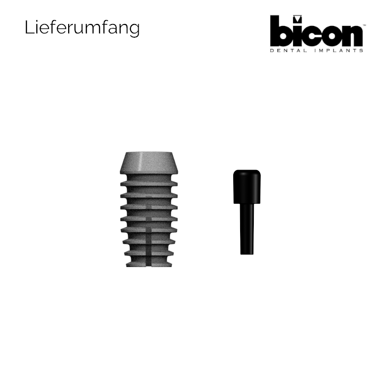 Bicon Integra-CP Kurzimplantat 2,5 mm Schacht | Ø 4,0 mm | Länge: 8,0 mm