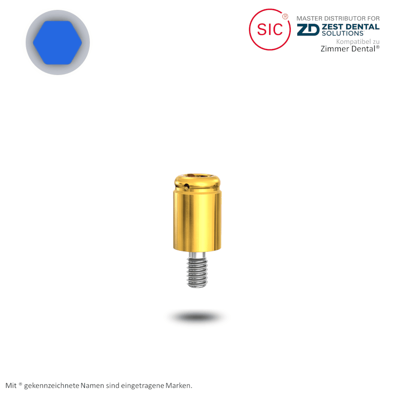 LOCATOR® Attachment für Biomet 3i™ Außensechskant Ø 4,1 mm | GH: 5,0 mm