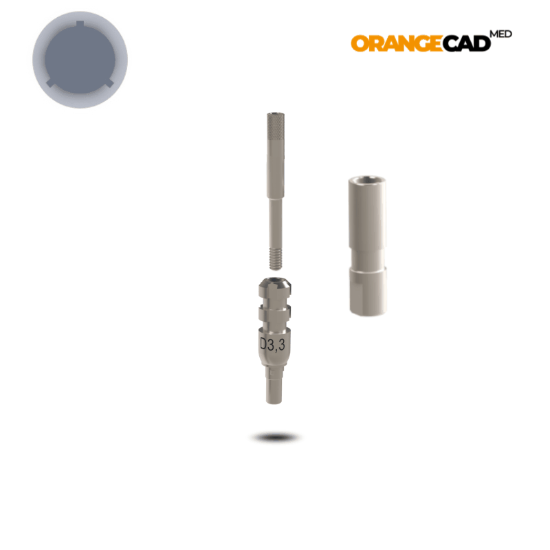 Camlog® Abformpfosten Screw-Line/Root-Line2® Ø 3,3 mm | Offene Abformung | Höhe: 11,0 mm | ohne Analog