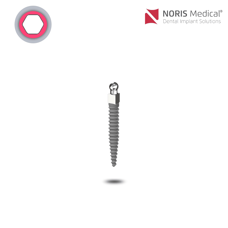 Noris Medical MBI NC Implantat | Ø 2,0 mm | Länge: 10,0 mm