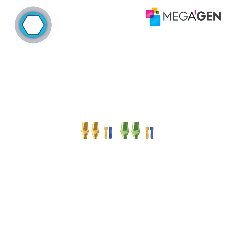 MegaGen Extra EZ Post Abutment | Kern: Ø 3,3 mm | GH: 2,0 mm