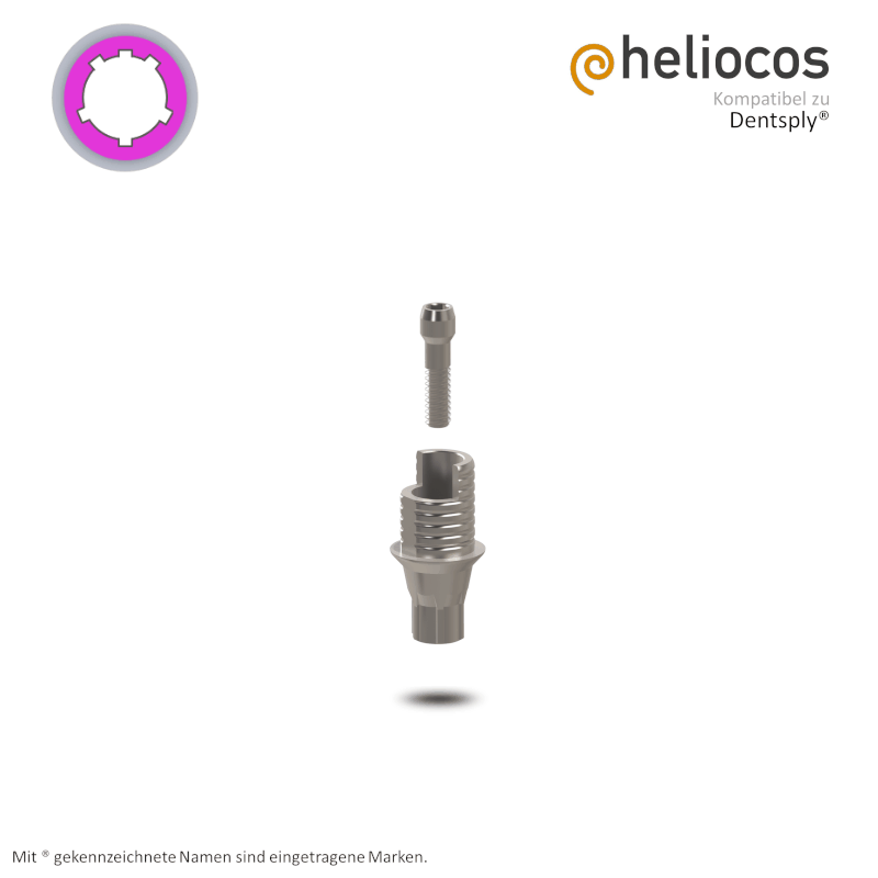 Dentsply® Titanbasis Astra Tech® EV™ Ø 3,6 mm | Höhe: 4,0 mm | mit Rotationsschutz