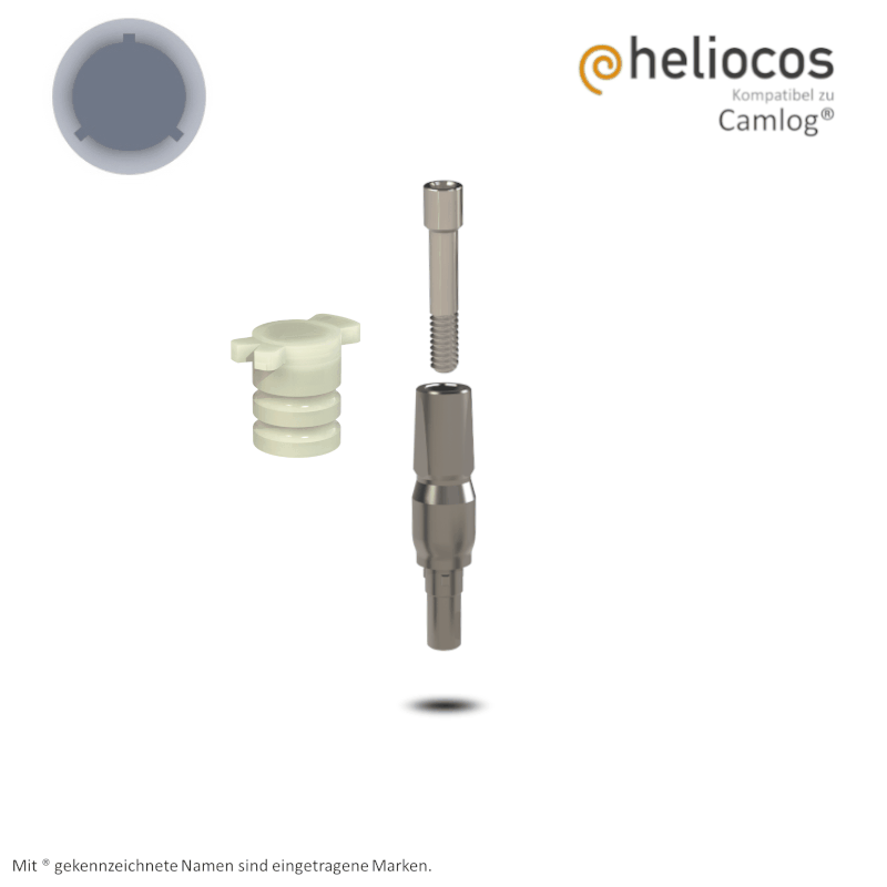 Camlog® Abformpfosten Screw-Line/Root-Line2® Ø 3,3 mm | Geschlossene Abformung | Höhe: 11,0 mm | ohne Analog