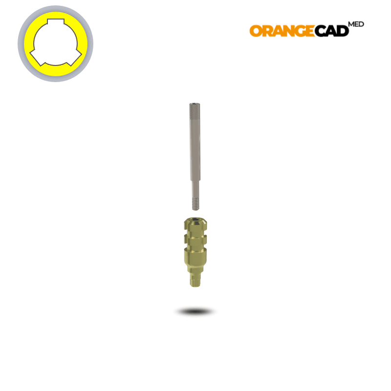 Conelog® Abformpfosten Ø 3,8 mm | Offene Abformung | Höhe: 11,0 mm | ohne Analog