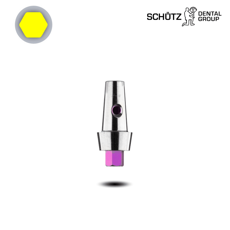 Schütz Dental Titanabutment (hex, Ø 3,3/3,6 mm) | 0° | GH: 1,5 mm | ohne Zubehör Schütz Dental Titanabutment (hex, Ø 3,3/3,6 mm) | 0° | GH: 1,5 mm | ohne Zubehör