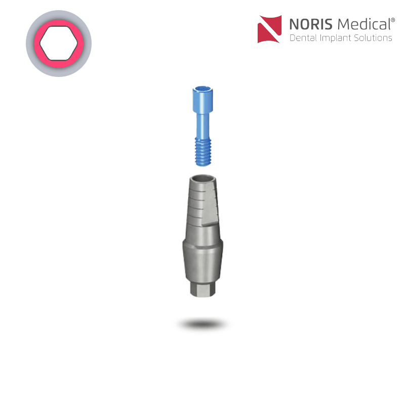 Noris Medical Abutment mit Schulter | Ø 4,5 mm | GH: 4,0 mm