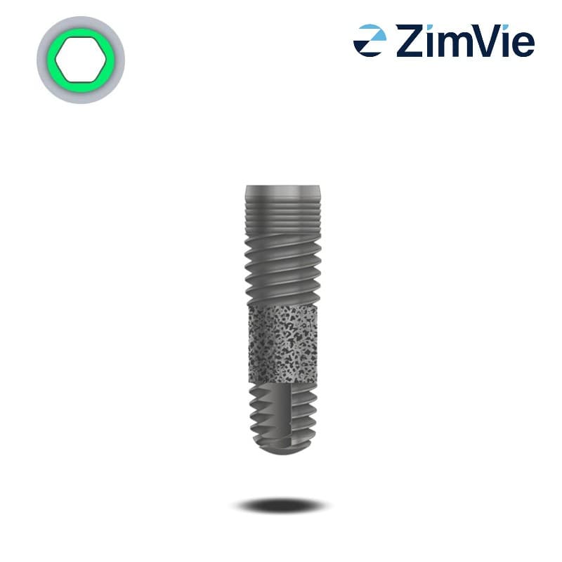 Zimmer Trabecular Metal (TM) Implantat (Int Hex, 3,5 mm) | ohne Kragen | Ø 3,7 mm | Länge: 11,0 mm