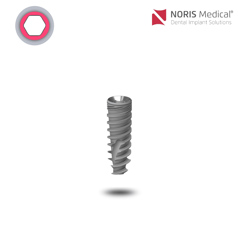 Noris Medical Tuff Implantat | mit RBM | Ø 5,0 mm | L: 6,0 mm