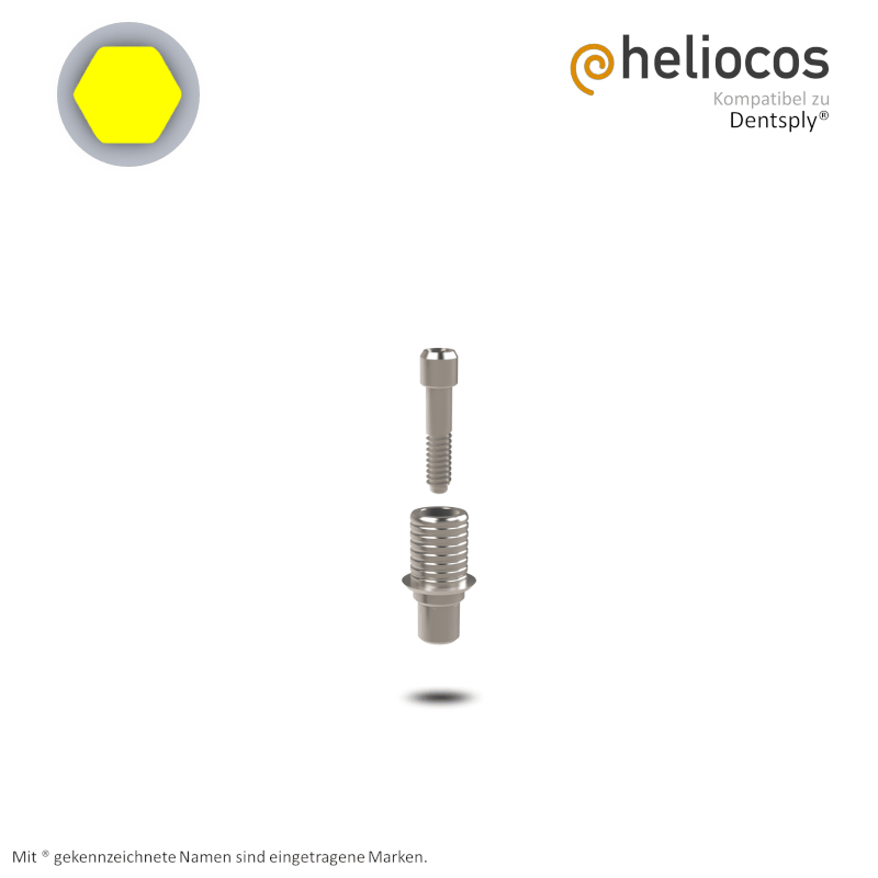 Dentsply® Titanbasis Xive® S Ø 3,8 mm | Höhe: 4,0 mm | ohne Rotationsschutz Dentsply® Titanbasis Xive® S Ø 3,8 mm | Höhe: 4,0 mm | ohne Rotationsschutz