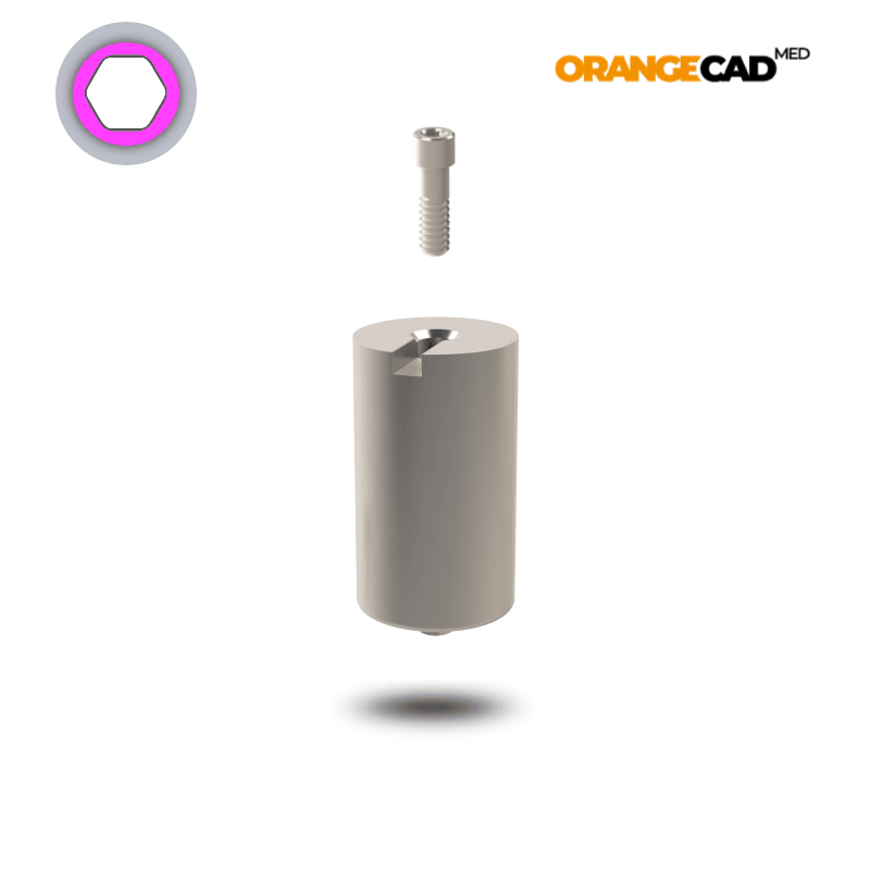 Zimmer® Preface Abutment Tapered Screw Vent® Ø 3,5 mm | Halter: Medentika® | Workflow: Heliocos | Ø 11,5 mm Zimmer® Preface Abutment Tapered Screw Vent® Ø 3,5 mm | Halter: Medentika® | Workflow: Heliocos | Ø 11,5 mm