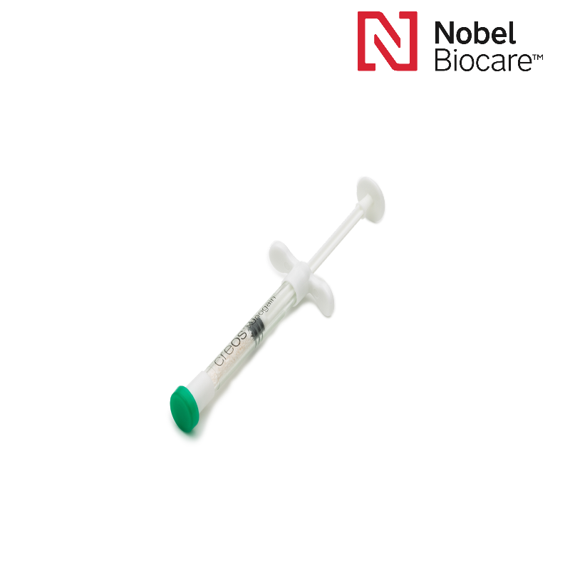 Nobel Biocare creos™ xenogain | Spritze | Partikel: 1,0 - 2,0 mm | Inhalt: 0,54 cc Nobel Biocare creos™ xenogain | Spritze | Partikel: 1,0 - 2,0 mm | Inhalt: 0,54 cc
