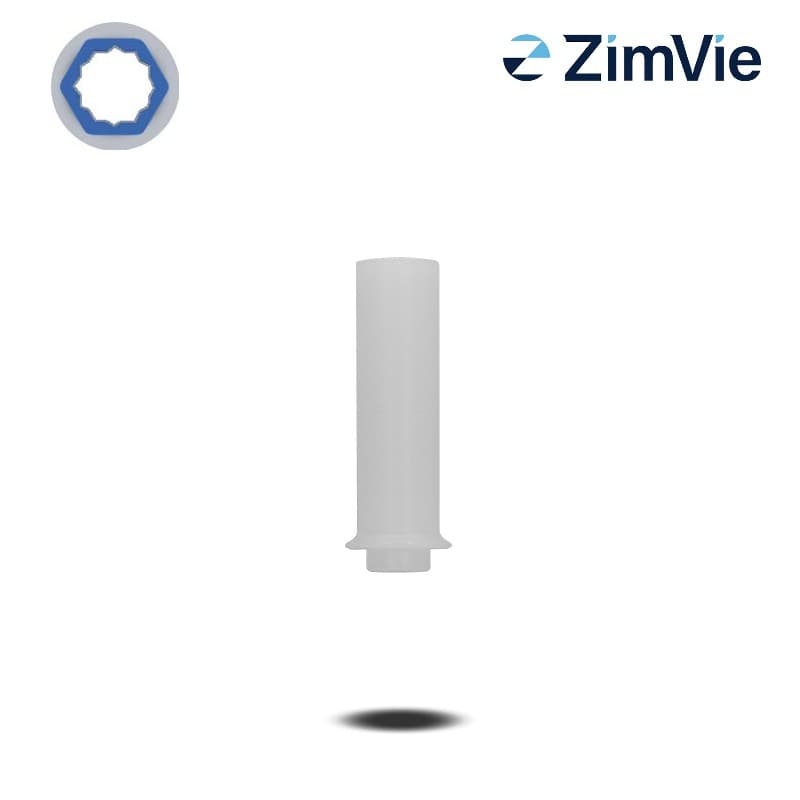 Biomet 3i UCLA Abutment (Certain, 4,1 mm) | ohne Rotationsschutz | Kunststoff (PC) | mit Gold-Tite Sechskantschraube