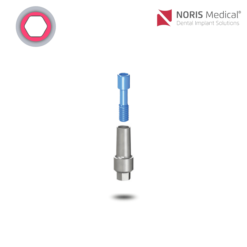 Noris Medical Abutment mit Schulter | Ø 3,75 mm | GH: 2,5 mm