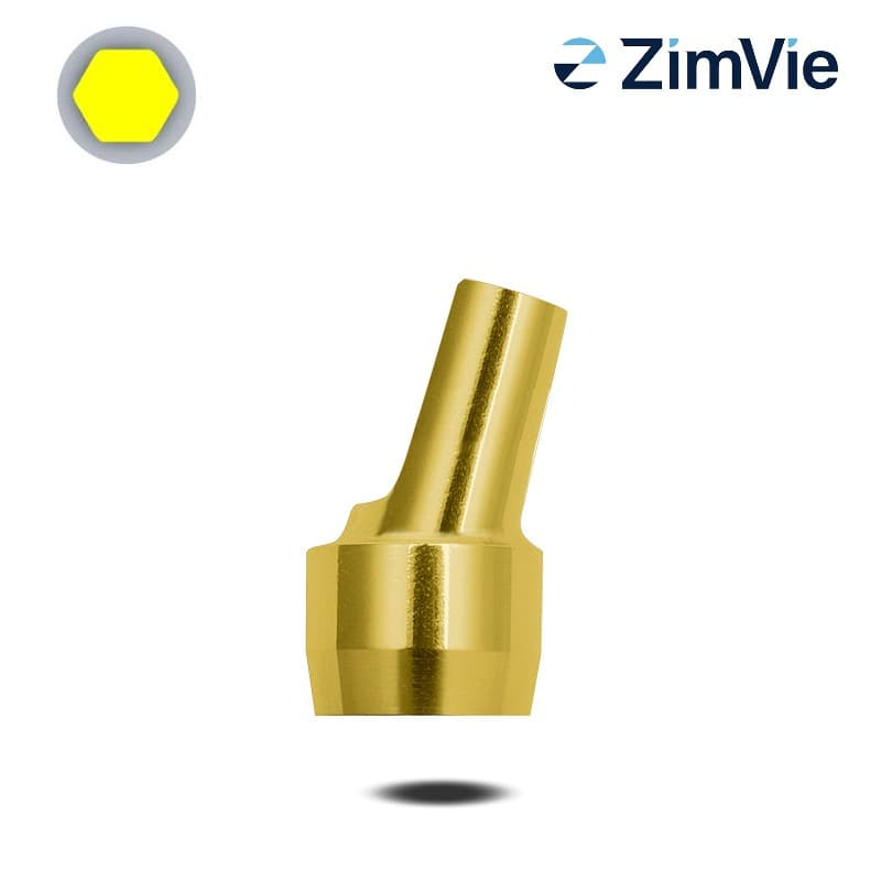 Biomet 3i Abutment (GingiHue-Pfosten) (Ext Hex, 5,0 mm) | 15° | Ø 5,0 mm | GH: 4,0 mm