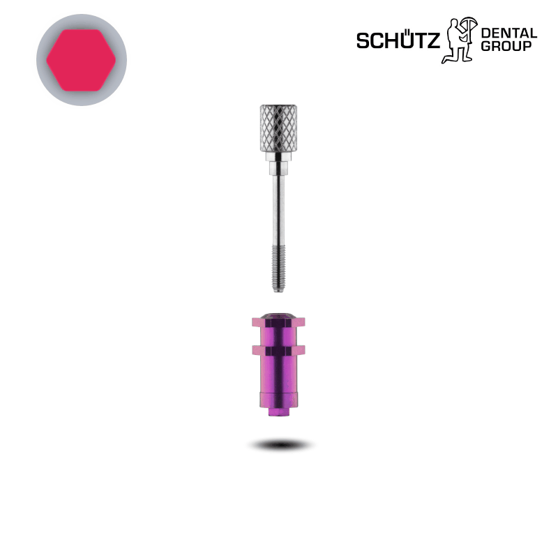 Schütz Dental Abformpfosten (hex, Ø 3,3/3,6 mm) | Offene Abformung | Schraube: Lang | ohne Zubehör Schütz Dental Abformpfosten (hex, Ø 3,3/3,6 mm) | Offene Abformung | Schraube: Lang | ohne Zubehör